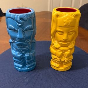 Wonder Woman and Super Man Geeki Tiki